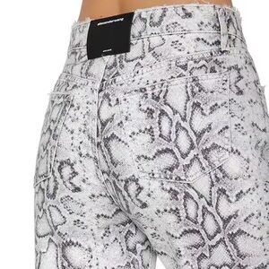 Alexander Wang Jeans Snakeskin Python